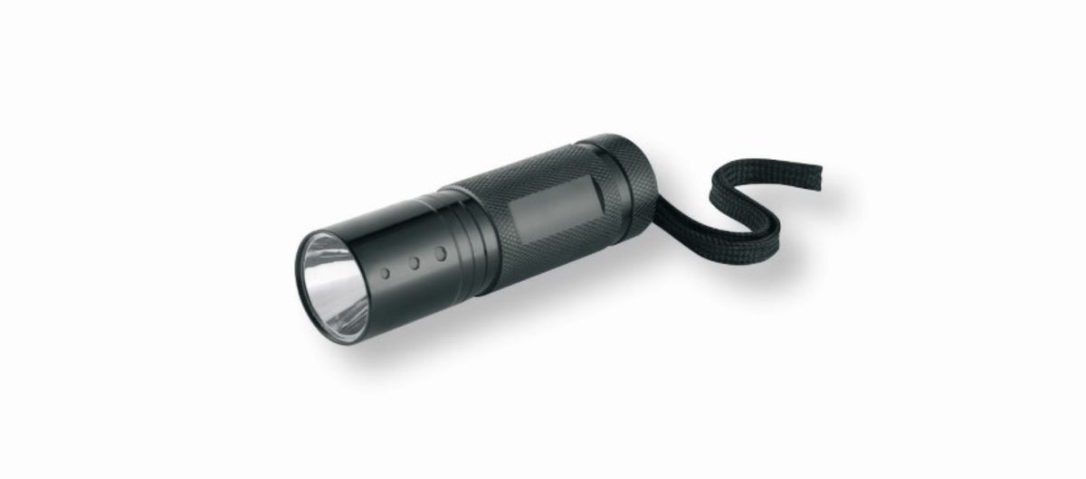 Metmaxx® LED MegaBeam "MetalBasicEVO" zwart